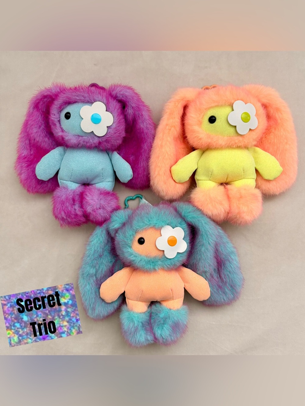 CJ Hendry JUJU World Hong Kong Secret Trio 3 Plush + Tins Exclusive